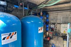 Iron- and manganese removal for the potable water system of a village in county Dambovita