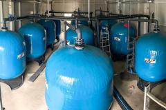 Vas- és mangáneltávolítás, 200 m3/h, egy egész város számára Dâmbovița megyében, Muntenia