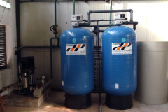 Dedurizator de apa pentru un producator de materiale plastice, produse chimice si fibre sintetice